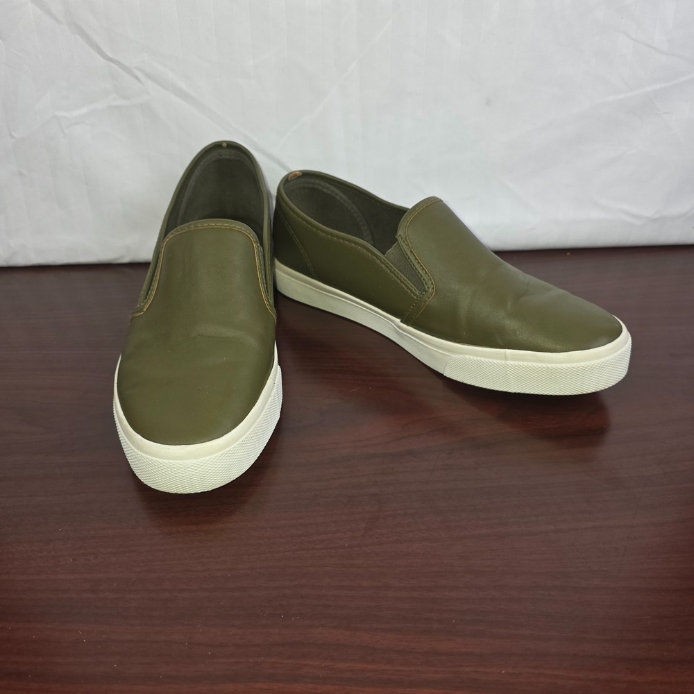 Cushion Walk by Avon Women's Size 10 Olive Green Slip On Sneakers Shoes